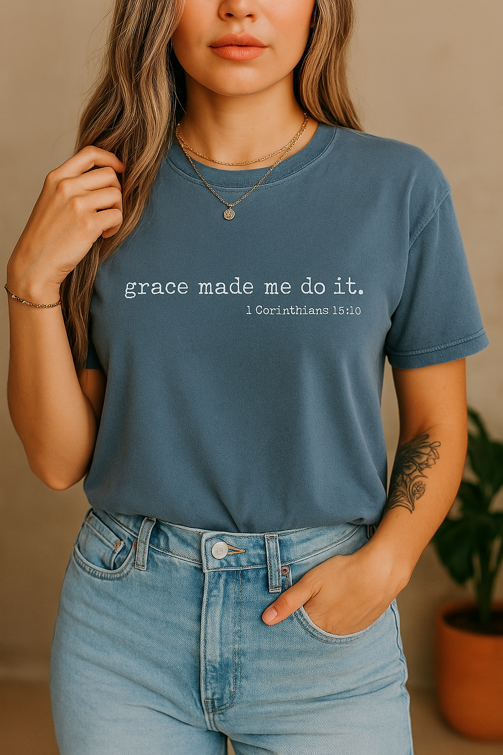 Grace Made Me Do It | Comfort Colors | Unisex Tee